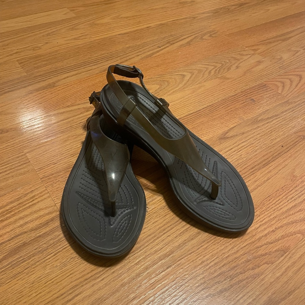 Crocs Stylish Dark Brown Sandals